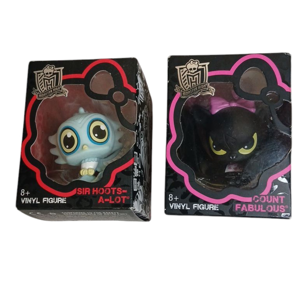 Monster High Vinyl Figures - Sir Hoots-A-Lot & Count Fabulous NIP